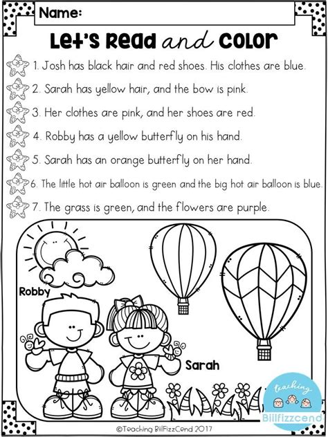 reading comprehension coloring worksheets sandra rogers reading