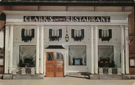 Clarks Colonial Restaurant Cleveland Oh Postcard