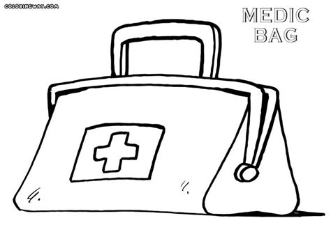 doctor bag coloring pages coloring pages  coloring pages