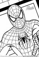 Coloring Pages Cartoon Spiderman Kids Spider Man Character Characters Color Printable Cliparts Sheets Spiders Colouring Print Clipart Library Found Popular sketch template