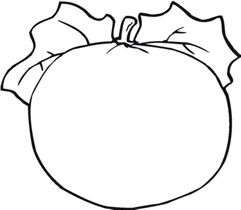 blank pumpkin coloring pages  kids
