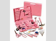 Household Hardware Ladies Pink Tool Kit Box Toolbox Tools Set Kit