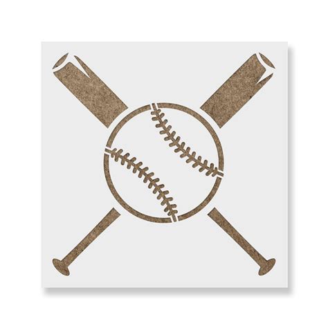 baseball  bats stencil stencils  baseball crafting