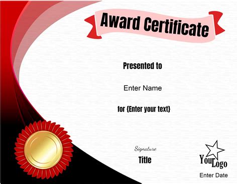 customizable downloadable gift certificate template  certificate