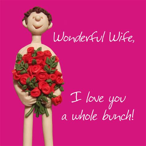 wonderful wife  love  valentines day card cards