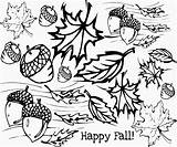 Coloring Autumn Pages Kids Printable Getcolorings Color sketch template
