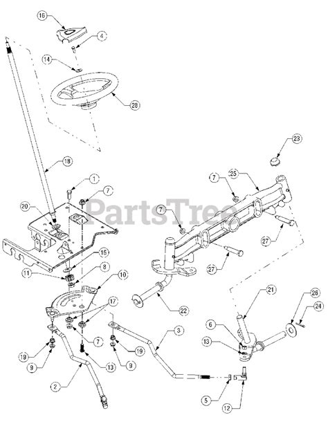 cub cadet gt  akbk cub cadet  garden tractor steering parts lookup