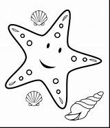 Starfish Coloring sketch template