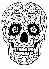 Skull Pirate Coloring Pages Printable Getdrawings sketch template