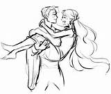 Carry Pose Drawing Poses Couple Reference Drawings Carrying References Bridal People Style Artists Relationship Action Sketches sketch template