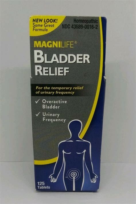 Magnilife Bladder Relief 125 Tablets Homeopathic H1 For Sale Online
