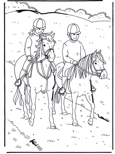 horse riding coloring pages   horse riding coloring