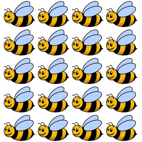 colourfull bee stickers     etsy