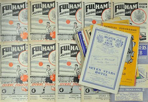 mullock s auctions collection of 1950s football