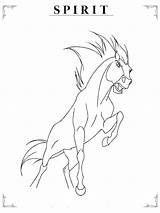 Spirit Coloring Pages Horse Stallion Rain Printable Cimarron Color Drawing Animal Print Kids Colouring Disney Sheets Cheval Leaping Coloringpagesabc Horses sketch template