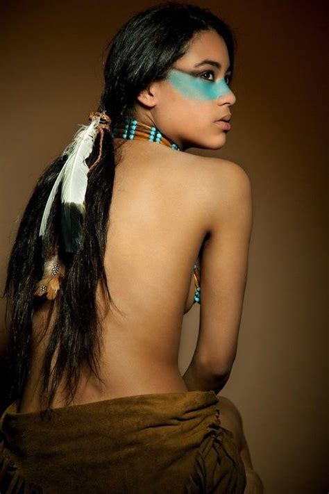 Sexy Native Girl Pinned With Bazaart Collage Native American Women