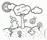 Nature Preschoolers Preschool sketch template