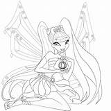 Winx Club Coloring Pages Musa Drawing Color Flora Getcolorings Colouring Cool Getdrawings sketch template