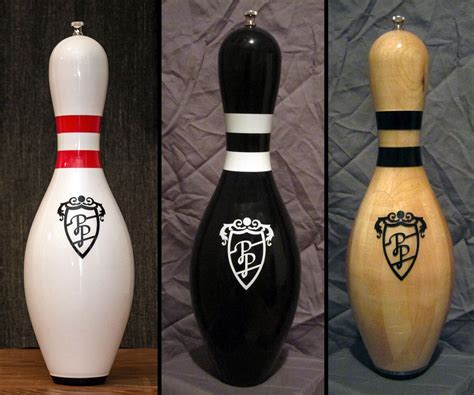 bowling pin salt and pepper grinders