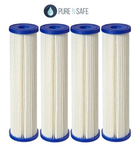 New 4 X Pleated Water Filter Cartridge – 20 X 4 5 – 5 Micron Reusable