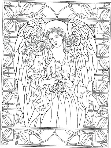 printable angel coloring pages  adults  getcoloringscom