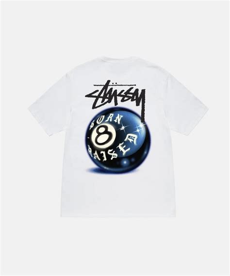stussy stussy  born  raised  ball  shirt size small preorder grailed