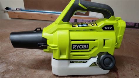 Ryobi One 18 Volt Lithium Ion Cordless Mister With 2 0 Ah Battery And