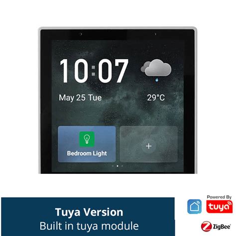 zemismart tuya smart multi functional central control panel  inches eu touch panel  scenes