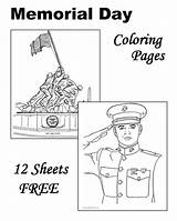 Memorial Coloring Pages Kids Remembrance Sheets Patriotic Printable Worksheets Raisingourkids Books Poem Book American Thank sketch template