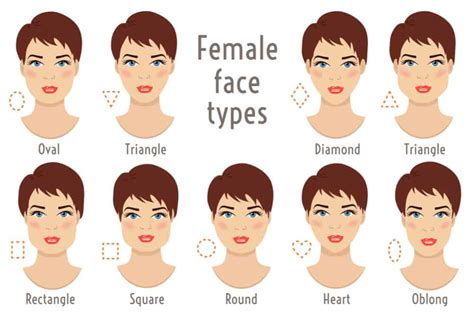 face shapes  women   hairstyles