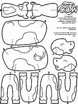 Cow Coloring Pages Crayola Kids Colouring Cut Craft Color Together sketch template