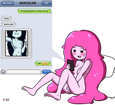 Princess Bubblegum And Marceline Sexting Spceslvt