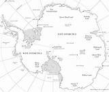 Antarctica Map Coloring Pages Kids Print sketch template