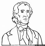 John Coloring Tyler Pages Online Presidents Thecolor Adams President Comments sketch template