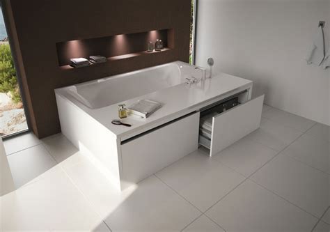 Una soluzione, molto spesso, salvaspazio con un impatto di design e perfetta non solo per bagni piccoli. 65 Vasche da Bagno Moderne che vi Conquisteranno | MondoDesign.it