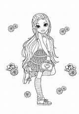 Moxie Girlz Coloring Pages Print sketch template