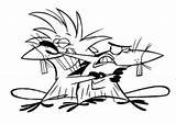 Angry Beavers Coloring Pages Drawings Beaver Modern Cartoon Life Drawing Google Rockos Result Toons Nick Color Nicktoons Nut Tobot Job sketch template