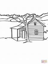 Stilts Template House Coloring sketch template