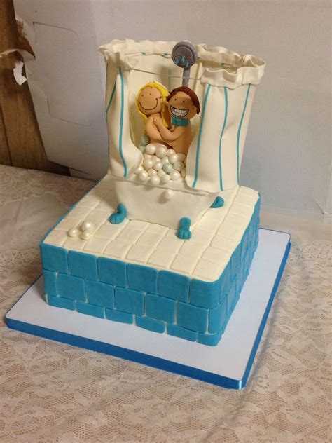 Couples Wedding Shower Cake Very Humorous Wedding Shower Cakes