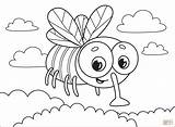 Coloring Fly Pages Supercoloring Printable Cartoon Categories sketch template