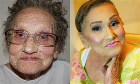 you won t believe this grandmother s makeup transformation