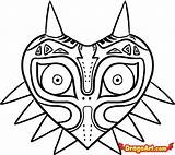 Zelda Mask Coloring Legend Pages Majora Draw Drawing Majoras Link Coloriage Fanpop Printable Kolorowanki Book Ausmalen Those Want Who Tattoo sketch template