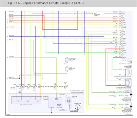 honda civic distributor wiring diagram  wiring diagram
