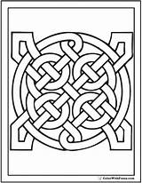 Celtic Coloring Pages Pattern Printable Easy Patterns Designs Scottish Irish Gaelic Adult Geometric Knots Colorwithfuzzy Adults Fuzzy Color Symbols Kids sketch template