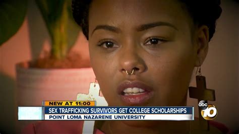 Sex Trafficking Survivors Get College Scholarships Youtube