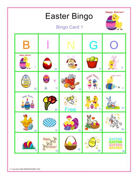 printable religious easter bingo cards  printable