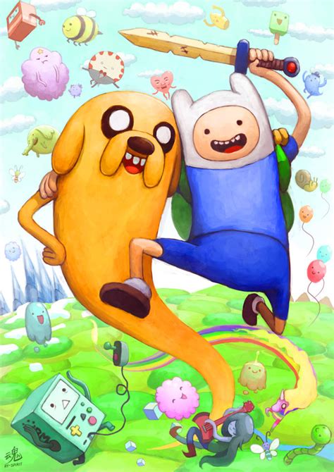 Adventure Time Fan Art By Ry Spirit Featuring Fin And Jake