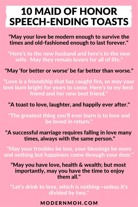 35 Maid Of Honor Speech Quotes To Enhance Your Toast Maid Of Honor