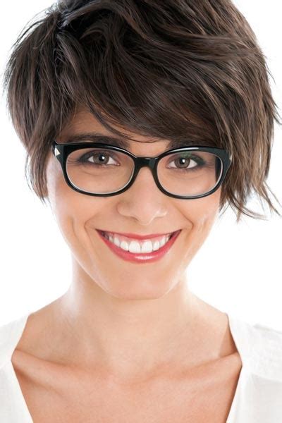 hairstyle ideas for a small forehead and glasses women hairstyles