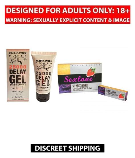 Sexlove Arousal Chewing Gum Deadly 25000 Sex Lubricant